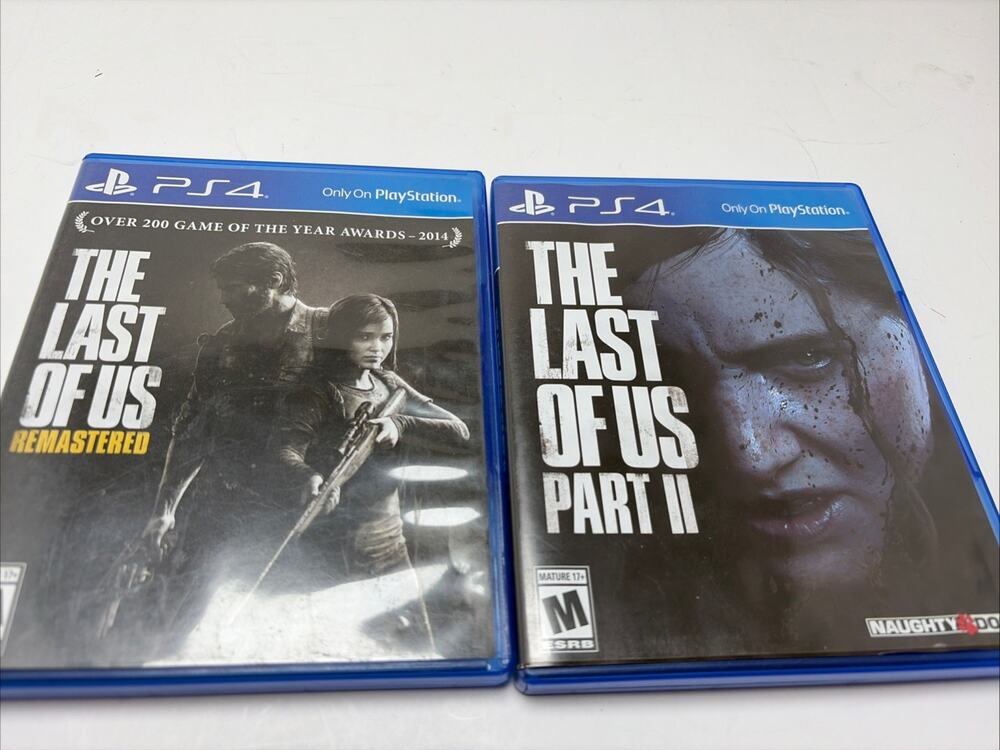 The Last of Us Part I Remastered & Part II 1 2 (Sony PlayStation 4, ) PS4